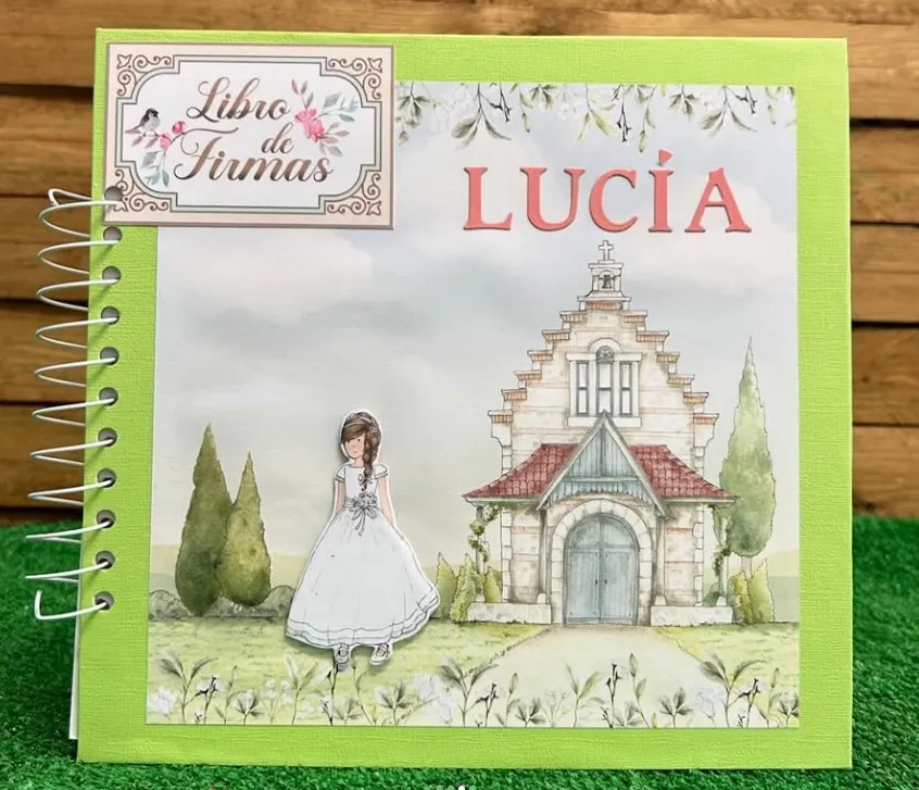 Libro de firmas de comunión personalizado en Almería