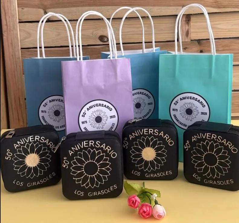 Bolsas personalizadas para 50 aniversario